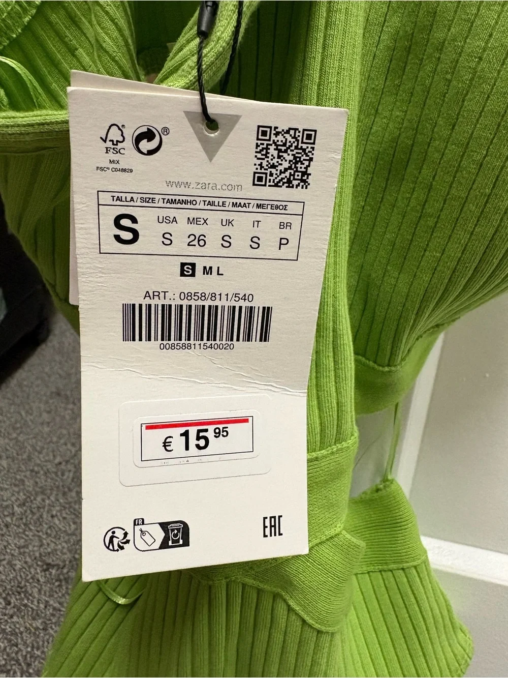 Zara ribbed one
